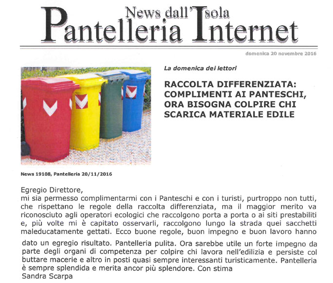 Pantelleria pulita